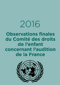 Observations finales concernant l'audition de la France par le Comité des droits de l'enfant