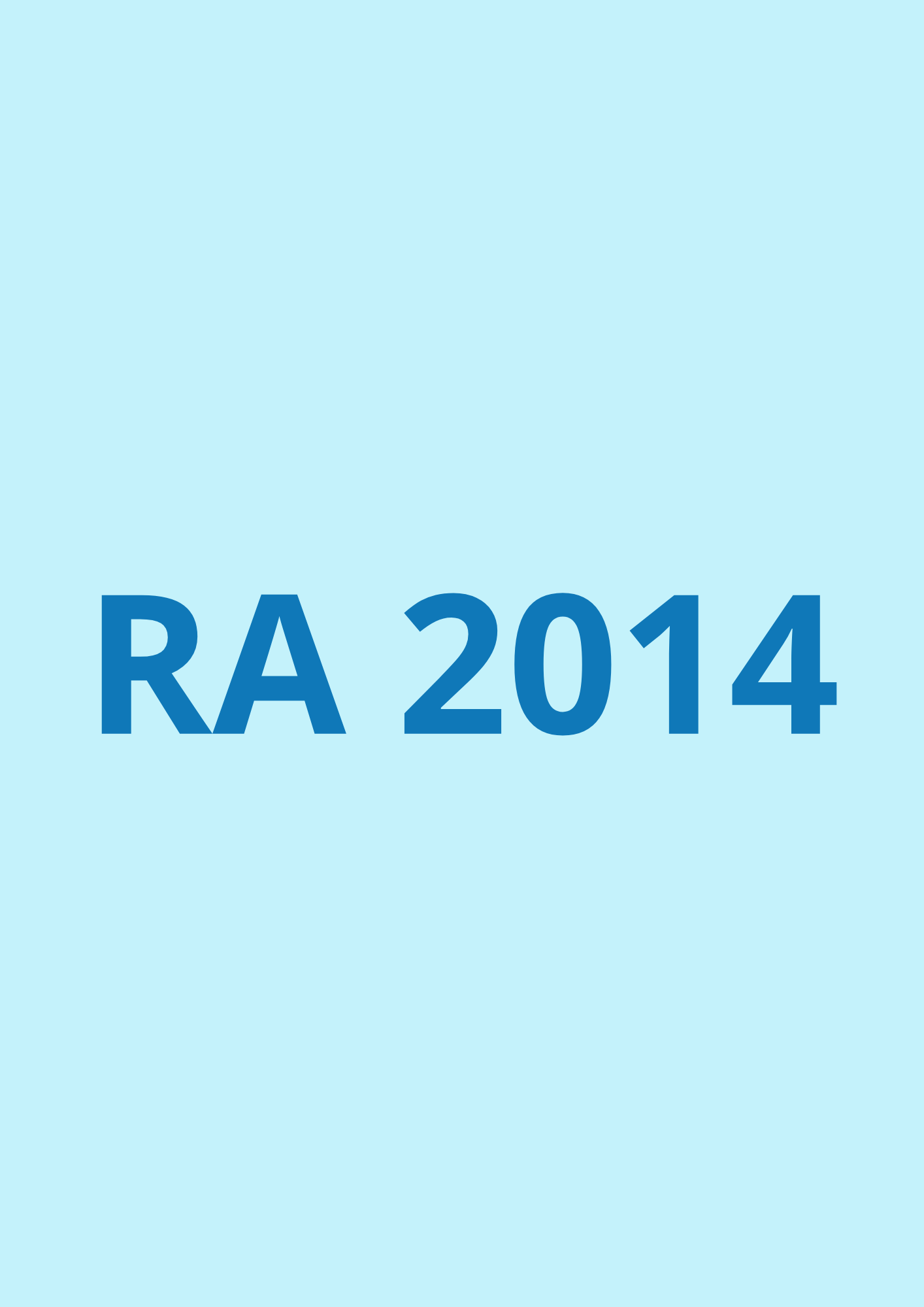 Rapport annuel 2014