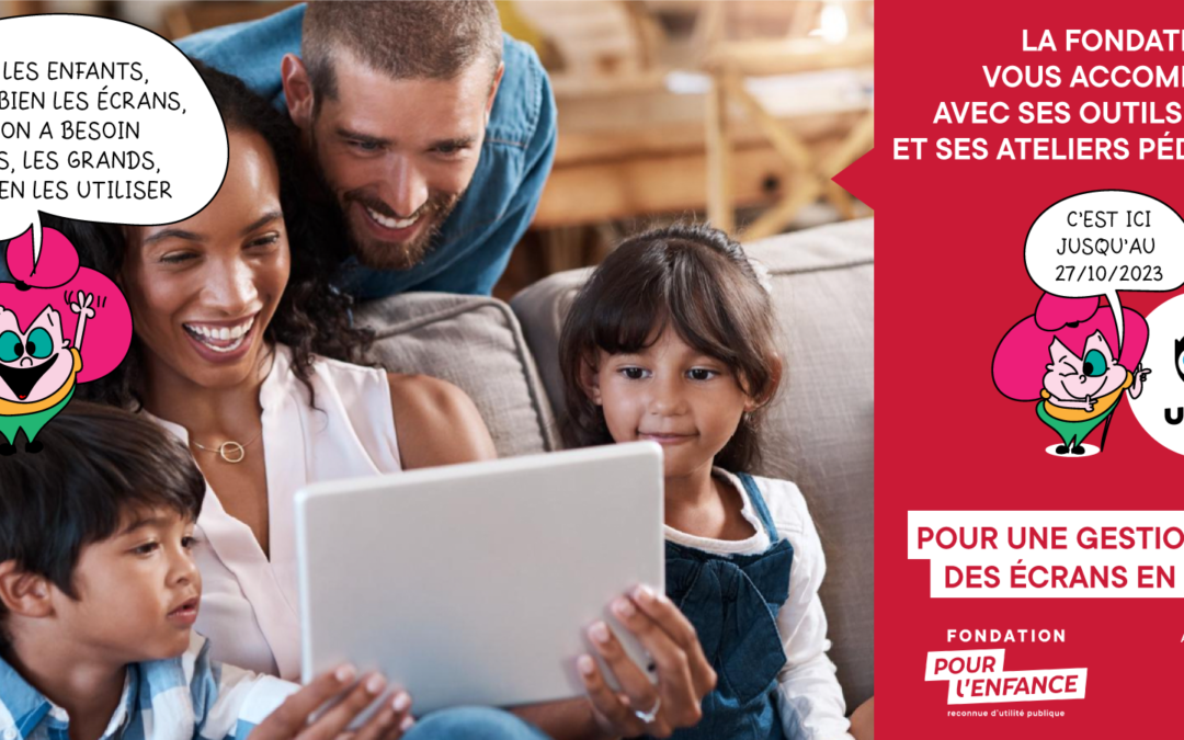 La Fondation lance sa campagne de crowdfunding pour une gestion apaisée des écrans en famille !