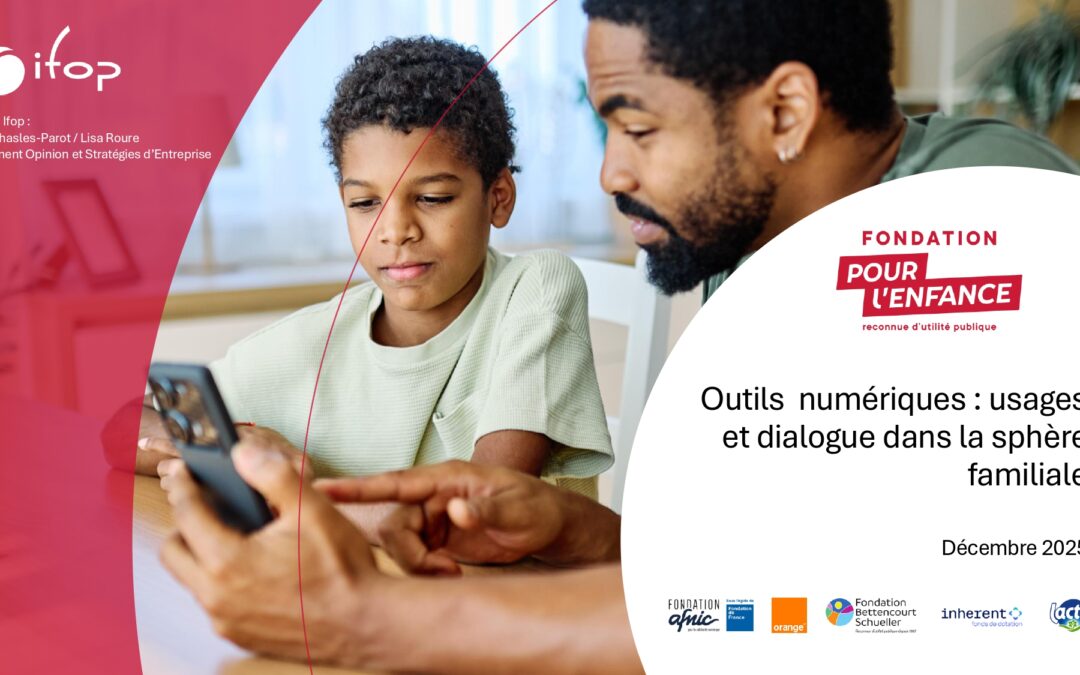 Sortie du 4e baromètre de l’impact du numérique sur le développement des enfants