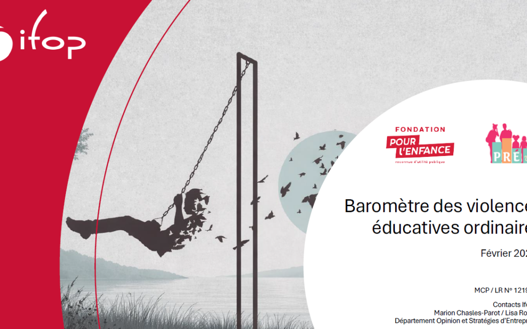 La Fondation publie la troisième édition du baromètre sur les Violences dites Éducatives Ordinaires